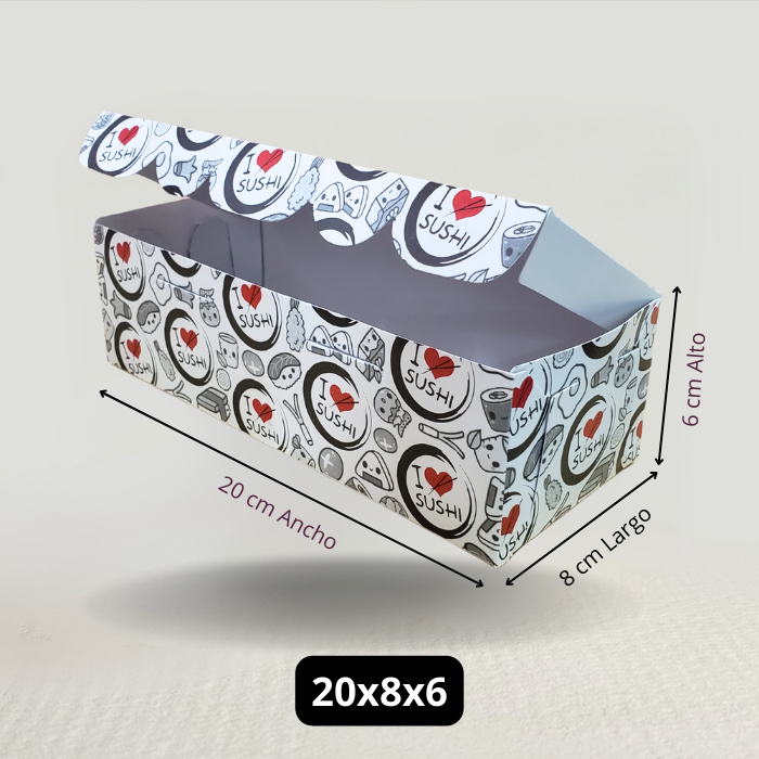 Caja 20x8x6 Caja Ecológica Personalizada