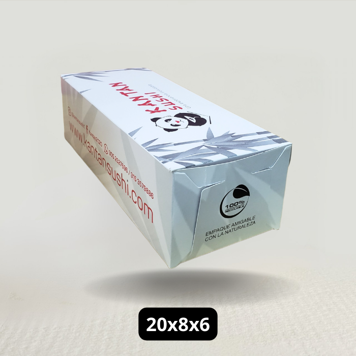 Caja 20x8x6 Caja Ecológica Personalizada