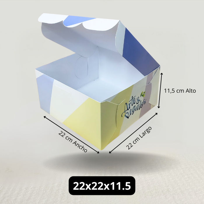 Caja 22x22x11.5 Caja Ecológica Personalizada