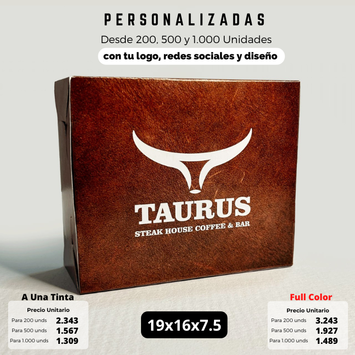 Caja 19x16x7,5 Caja Ecológica Personalizada