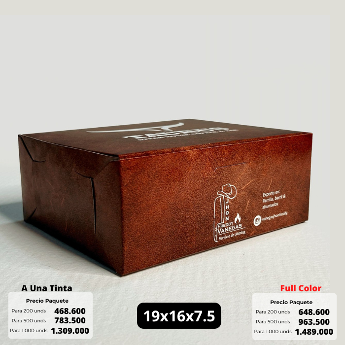 Caja 19x16x7,5 Caja Ecológica Personalizada