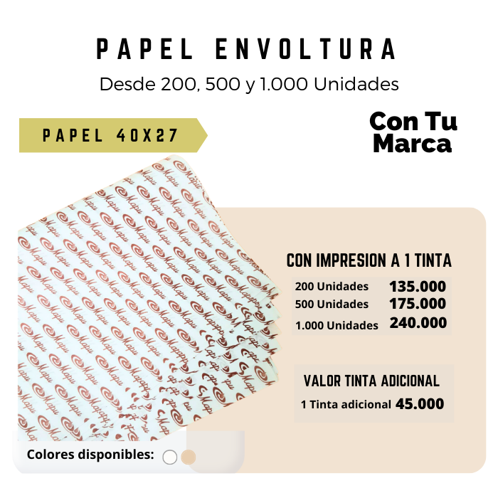 Papel Envoltura Personalizado Impreso